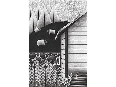Oddo's farm (single page illustration)