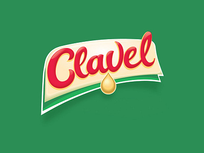 Clavel adobe illustrator branding design logo typography