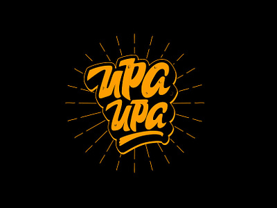 Upa Upa design illustration lettering typography