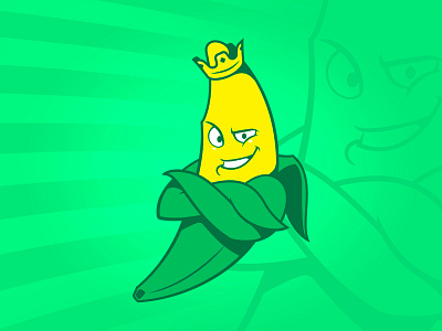 King Banana adobe illustrator branding illustration mascot design vector