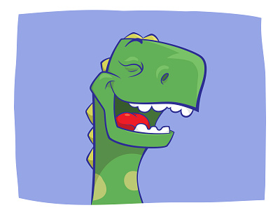 Dinosmile adobe ilustrator branding character design illustration mascot design