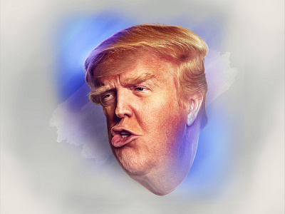 Trump digital art illustration photo illustration photoshop