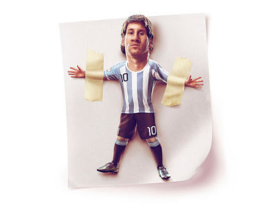 Messi caricature design digital art illustration photo illustration