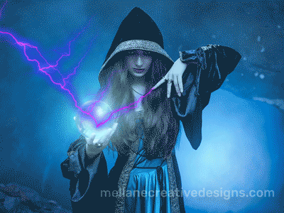 magick aftereffects crystal ball lightning motiongraphics wicca witch woman