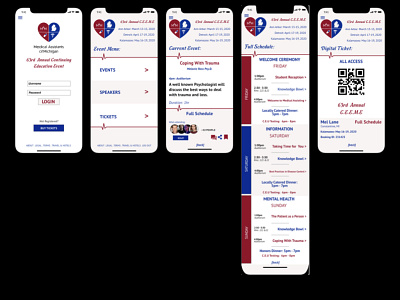 MAM mobile app design indesign medical mobile
