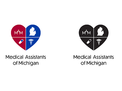 Michigan Medical Assistants Logo branding illustration illustrator medical