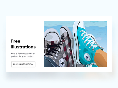 Stock Illustrations Landing Page Concept design illustration landing page typography ui ux vector web
