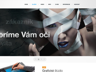 Design agency concept paralax site web webdesign