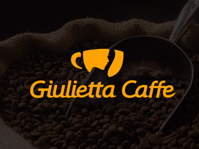 Giulietta Caffe logo brand caffe coffe logo