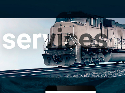 Wynx web page design flat minimalistic netherlands railways web