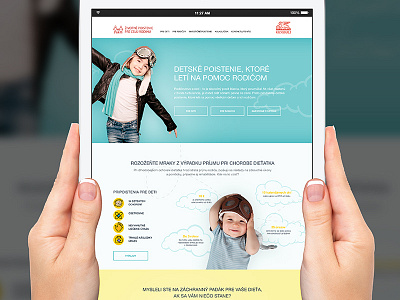 Generali Bambino microsite landing page ui website website design