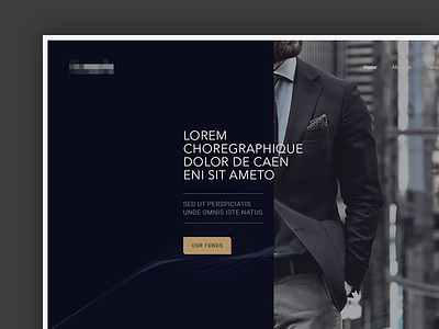 Web site design homepage luxury web
