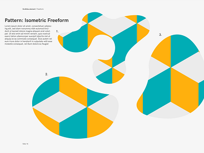 Isometric pattern [Branding Guide] art blue blue and yellow branding clean design flat identity illustration illustrator isoflow isometric isometric design isometric illustration minimal minimal art minimal branding vector