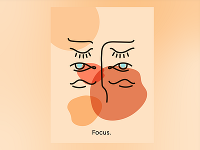Focus. abstract¨ behance clean clean design creative dribbble graphic design graphicdesign illustration illustrator poster poster a day poster art poster design posters stockholm ui ux