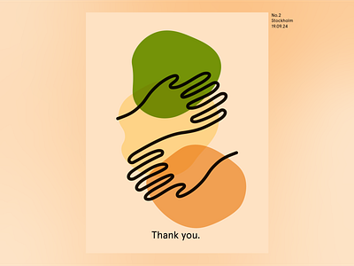 Thank you. abstract behance clean clean design creative design dribbble graphic design graphicdesign illustration illustrator poster poster a day poster art poster design posters stockholm ui ux