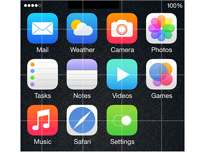 iOS subtly reimagined apple icons ios7 winterboard