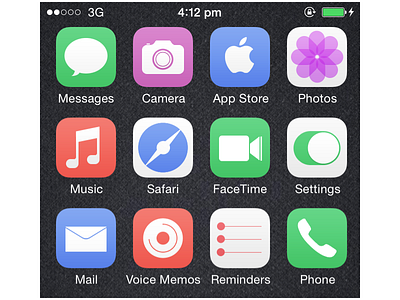iOS Icons - another color variant apple icons ios7 winterboard