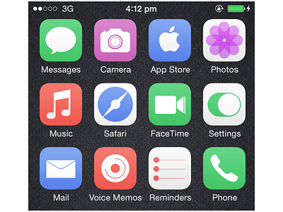 iOS Icons - another color variant