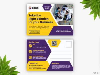 Modern Postcard Design - Business