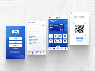 Redesign BCA Mobile | Banking App bank bank app banking banking app design finance finance app financial app mobile mobile app mobile app design mobile design mobile ui redesign ui ui design uiux ux