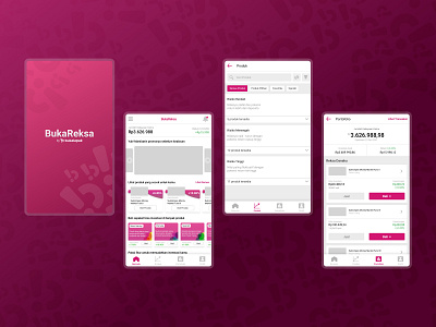 Redesign BukaReksa | Mutual Funds App finance finances mobile mobile app mobile design mobile ui mutual fund mutual funds ui ui ux ui design uidesign uiux uiuxdesign ux