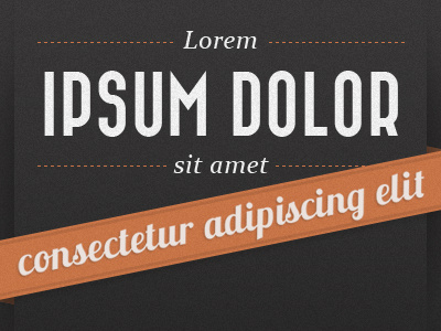 Masthead lorem ipsum masthead typography