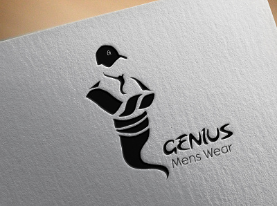 Genius Caps genius logo logo design logotype