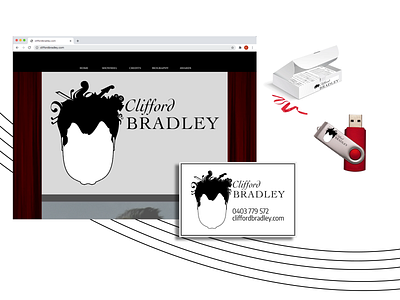 Clifford Bradley Rebrand branding design illustration logo uxui web