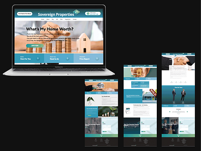 Sovereign Properties UI Design branding design ui web