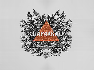 Chaparrals Gig Poster gig poster illustration ink line art music rorschach