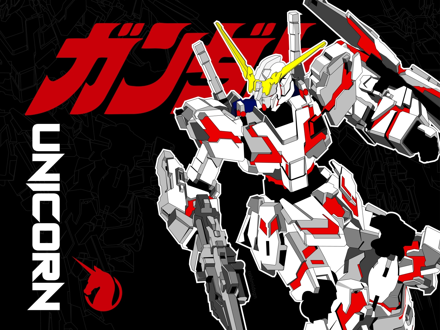 GUNDAM UNICORN by Mohamad Aiman on Dribbble