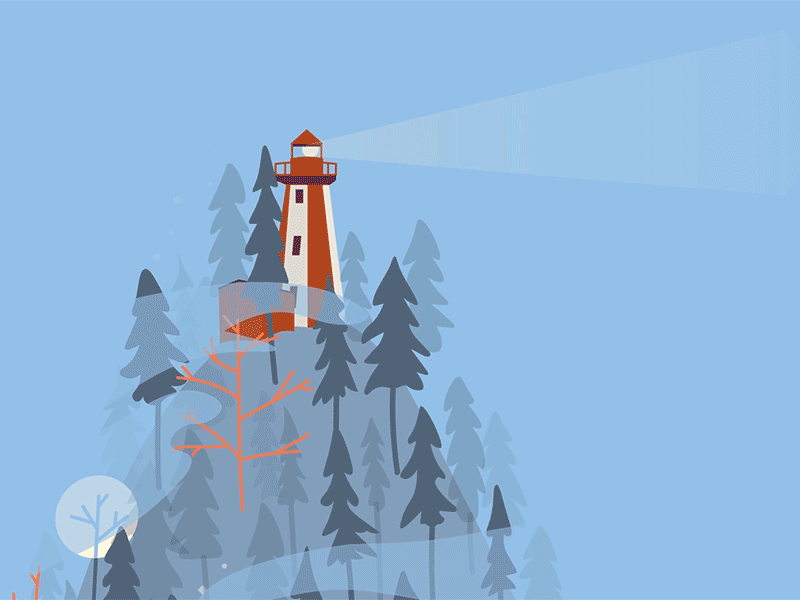 SVG Animation | Canada 150 animation canada fog greensock inspiration island isometric lighthouse motion svg vector water