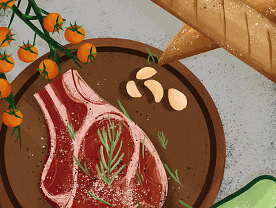 Meat artwork color creative digitalillustration illustration