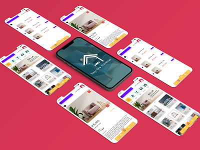 Step one furniture app iu design