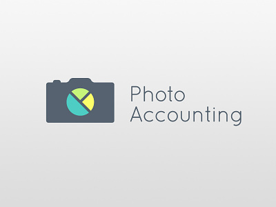 Photoaccounting Logo accounting branding camera design logo symbol