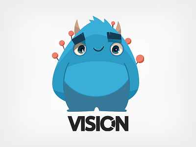 A Monster for TheVision illustration logo