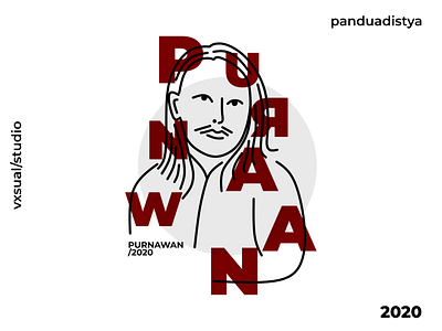 purnawan / vxtor flat illustration typography vector