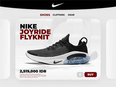 nike-store.c / ui design marketplace app design flat illustration minimal typography ui ux vector web