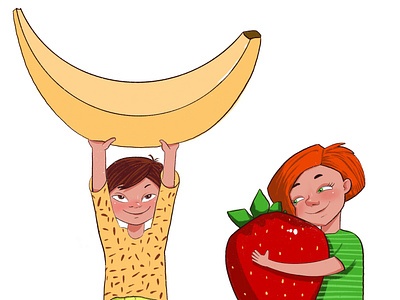 Children fruit series