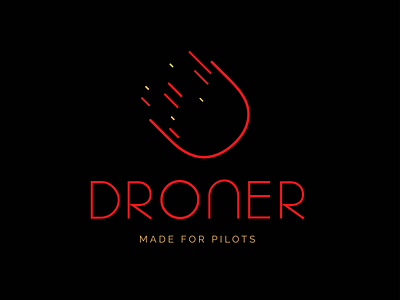 Logo Design - Droner #8 brand brand design branding branding design design design art drone drone logo graphic graphic design graphicdesign logo logo design logodesign logotype logotype design logotypedesign minimal vector vector art