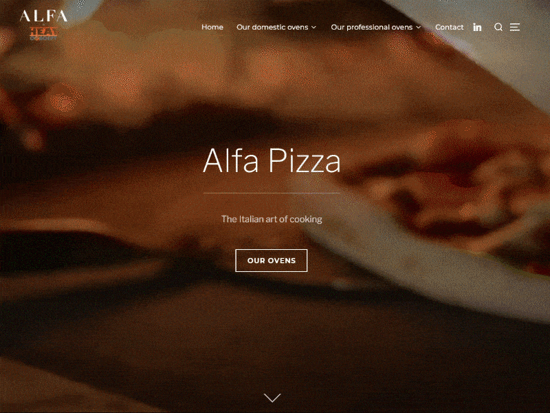 Web Design - Alfa by Heat Concept Website home page homepage pizza responsive design responsive website ui ui ux ui design uidesign uiux video background web web design web site web site design webdesign website website builder website concept website design