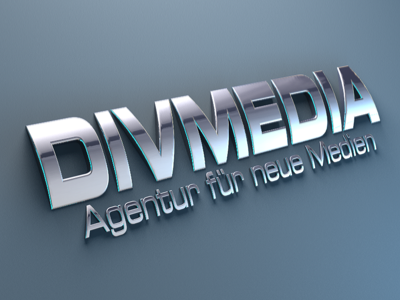 3D Title 3d chrome logo metal reflection silver titel title