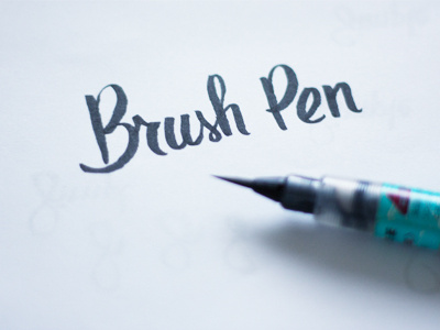 Brush Pen brush calligraphy hand lettering pen