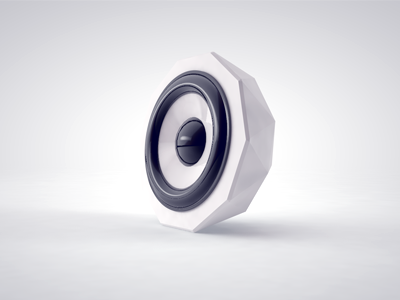 Low Poly Speaker by Heiko Klingele on Dribbble