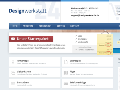 Designwerkstatt24.de - Home designwerkstatt24 designwerkstatt home webseite website webdesign clean startseite