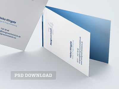 Business Card Mockup (PSD Download)
