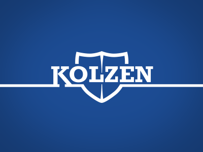 Logo Kolzen brand cloth clothing design font identity kolzen logo safety security shield