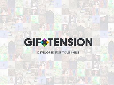 GIFxTension logo gif gifxtension graphic design logo product design