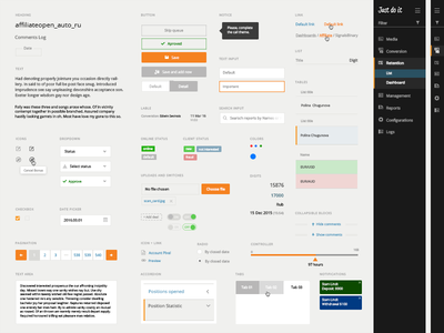 UI Elements PSD for free