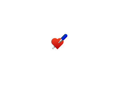 Screwdriver Heart app emoji heart icon screwdriver sketch smile